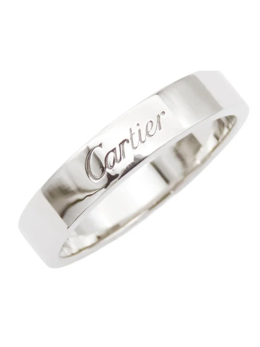 Cartier C de Cartier Wedding Ring Platinum 57